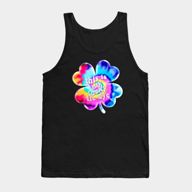 this is my lucky tie dye Tank Top by sadieillust